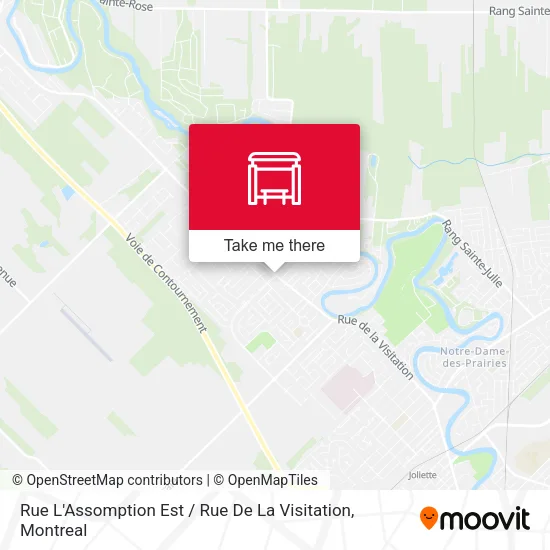 Rue L'Assomption Est / Rue De La Visitation map