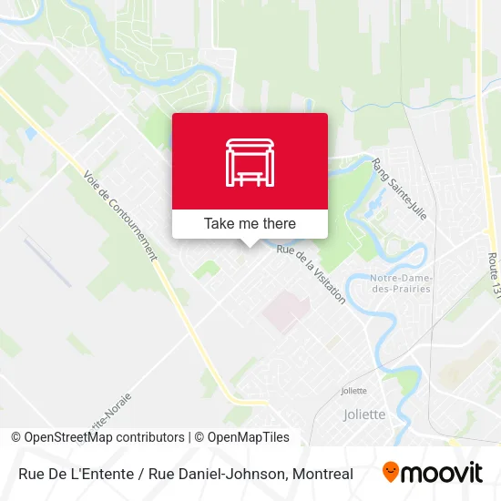 Rue De L'Entente / Rue Daniel-Johnson map