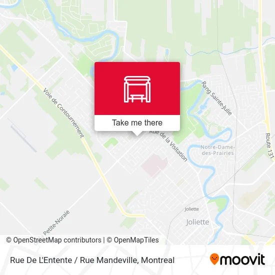 Rue De L'Entente / Rue Mandeville map