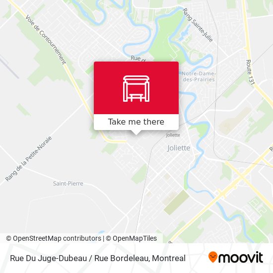 Rue Du Juge-Dubeau / Rue Bordeleau map