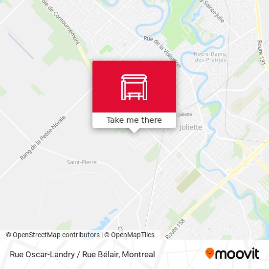 Rue Oscar-Landry / Rue Bélair map