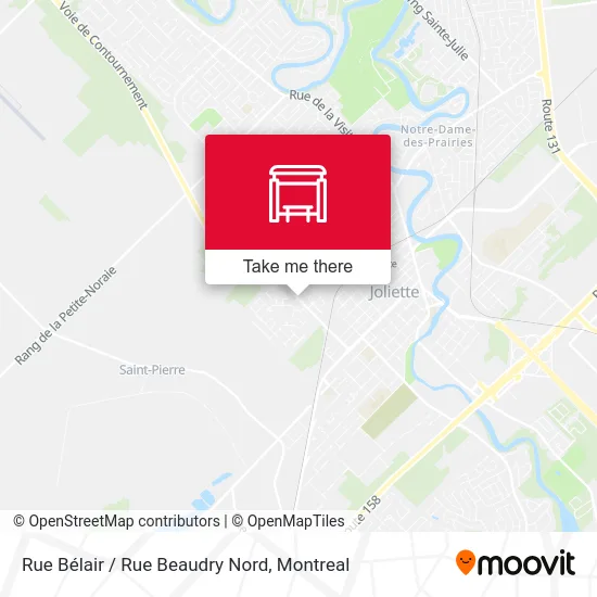 Rue Bélair / Rue Beaudry Nord map