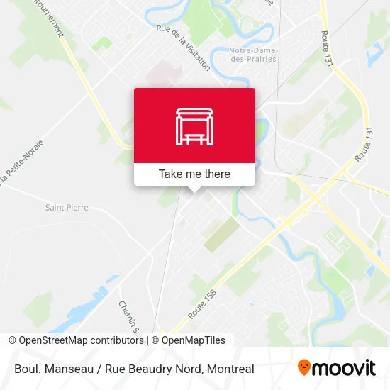Boul. Manseau / Rue Beaudry Nord map