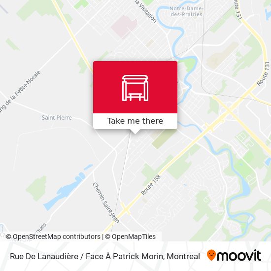 Rue De Lanaudière / Face À Patrick Morin map