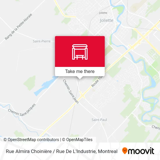 Rue Almira Choinière / Rue De L'Industrie map