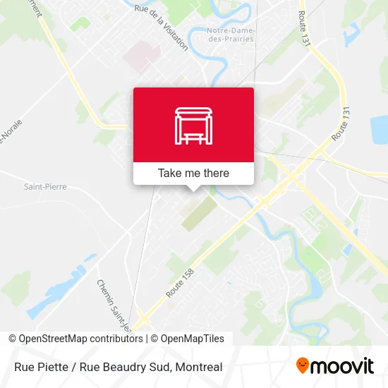 Rue Piette / Rue Beaudry Sud map