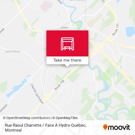 Rue Raoul Charrette / Face À Hydro-Québec map