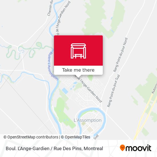Boul. L'Ange-Gardien / Rue Des Pins map