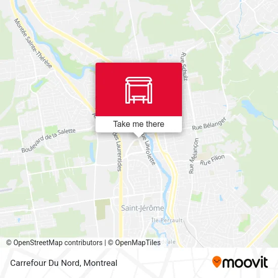 Carrefour Du Nord map