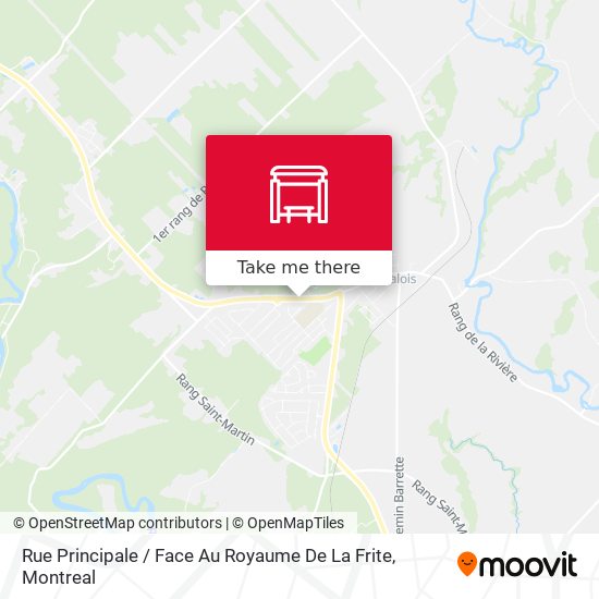 Rue Principale / Face Au Royaume De La Frite map