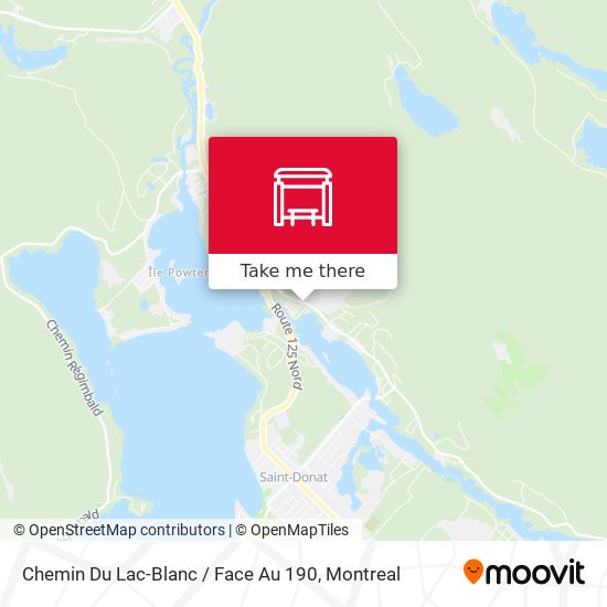 Chemin Du Lac-Blanc / Face Au 190 map