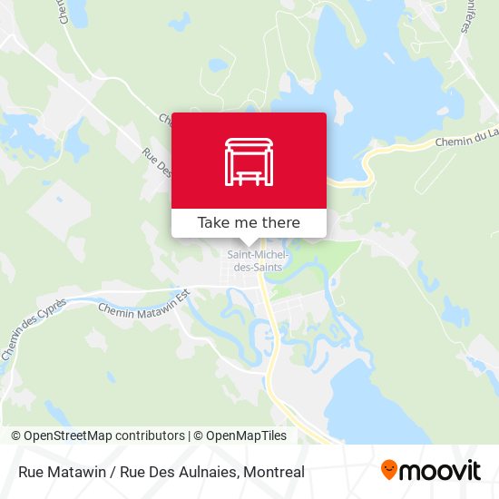 Rue Matawin / Rue Des Aulnaies map