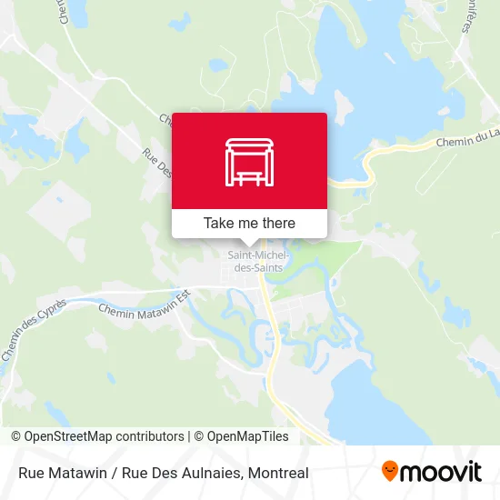 Rue Matawin / Rue Des Aulnaies map
