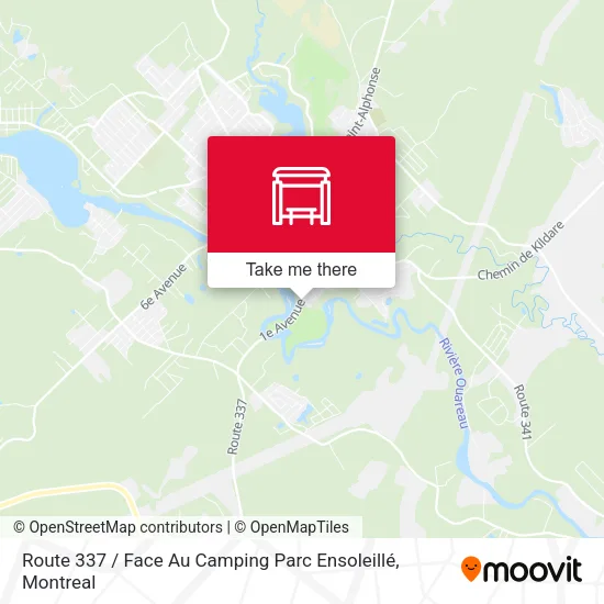 Route 337 / Face Au Camping Parc Ensoleillé map