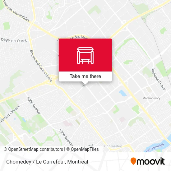 Chomedey / Le Carrefour map