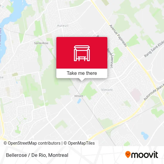 Bellerose / De Rio map