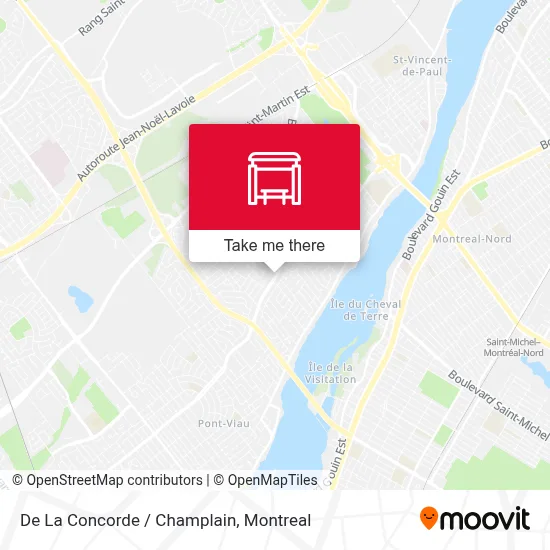 De La Concorde / Champlain map