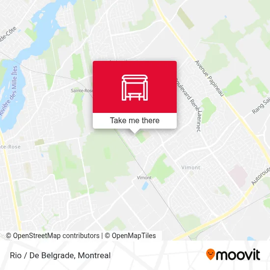 Rio / De Belgrade map