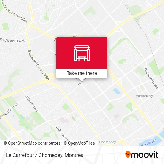 Le Carrefour / Chomedey map