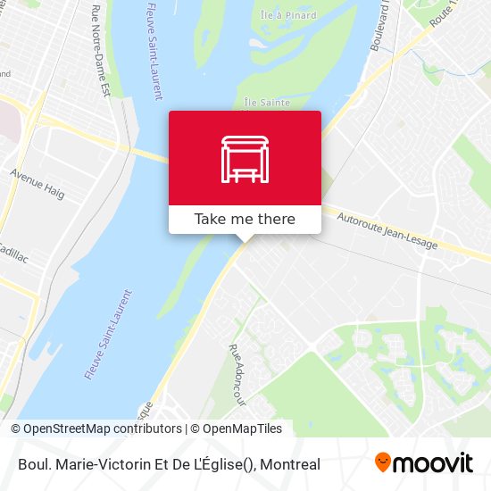 Boul. Marie-Victorin Et De L'Église map