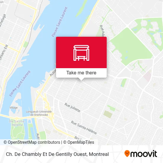 Ch. De Chambly Et De Gentilly Ouest map