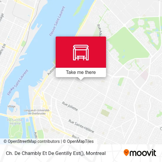 Ch. De Chambly Et De Gentilly Est map