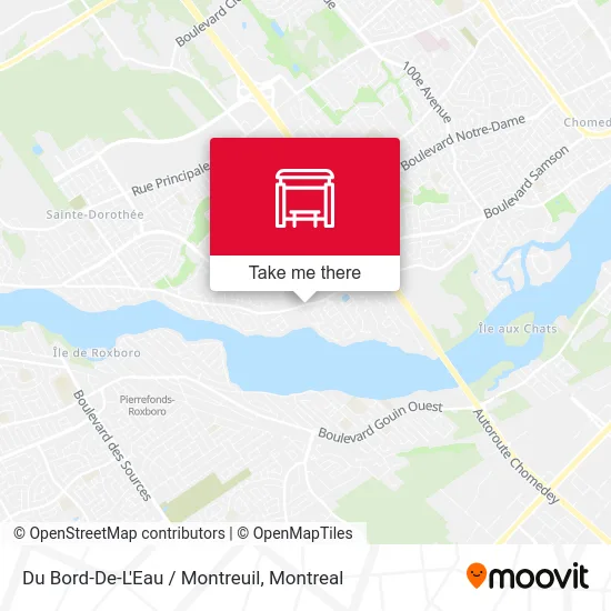 Du Bord-De-L'Eau / Montreuil map