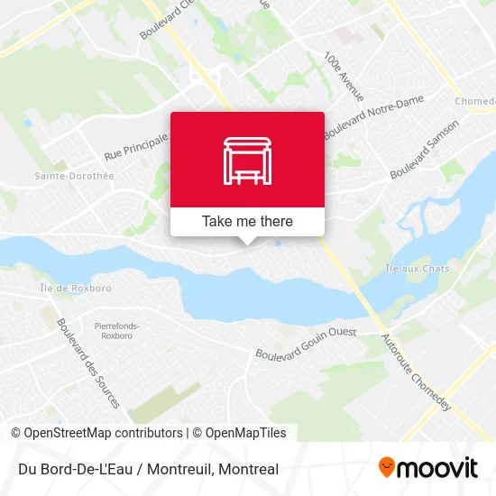 Du Bord-De-L'Eau / Montreuil map