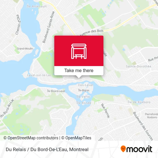 Du Relais / Du Bord-De-L'Eau map