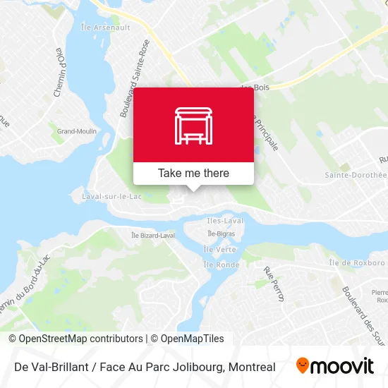 De Val-Brillant / Face Au Parc Jolibourg map
