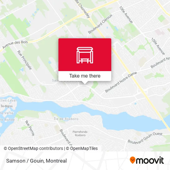 Samson / Gouin map