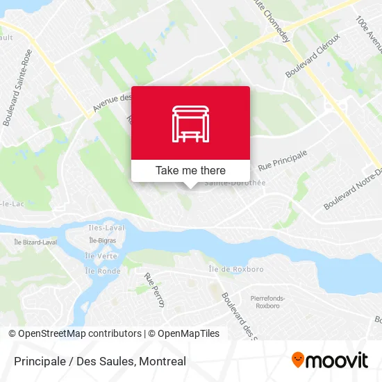 Principale / Des Saules map