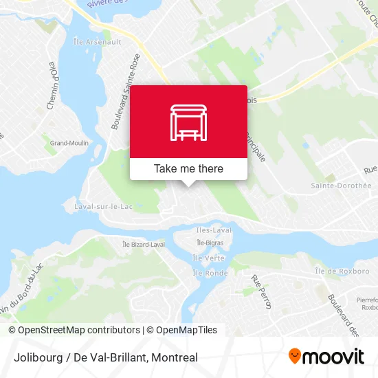 Jolibourg / De Val-Brillant map