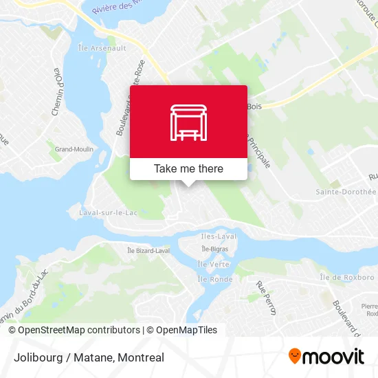 Jolibourg / Matane map