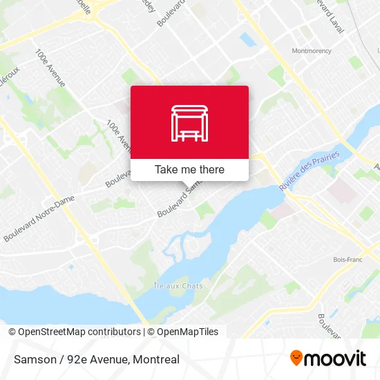 Samson / 92e Avenue map