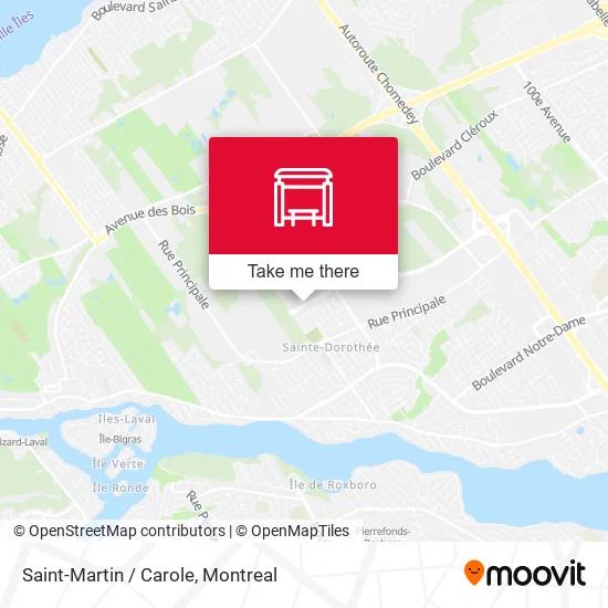 Saint-Martin / Carole map