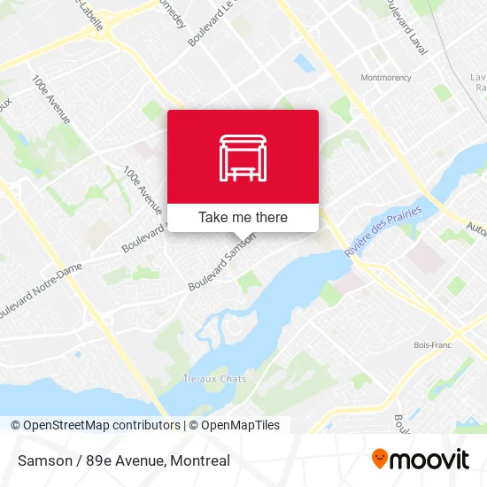 Samson / 89e Avenue map