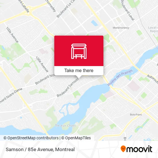 Samson / 85e Avenue map