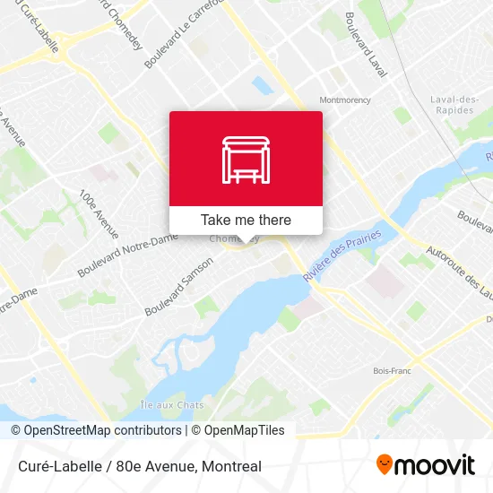 Curé-Labelle / 80e Avenue map