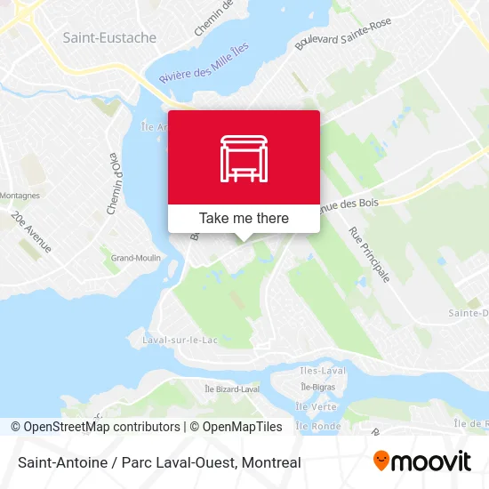 Saint-Antoine / Parc Laval-Ouest map