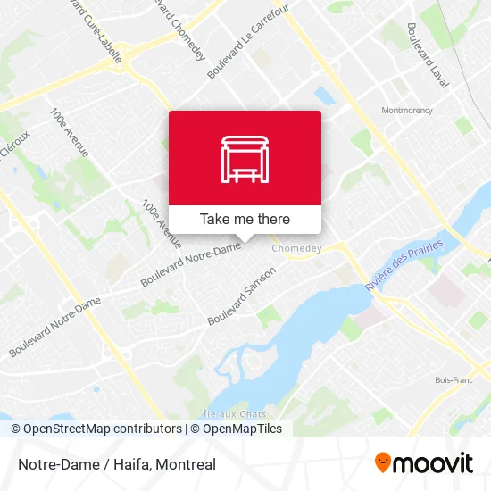Notre-Dame / Haifa map