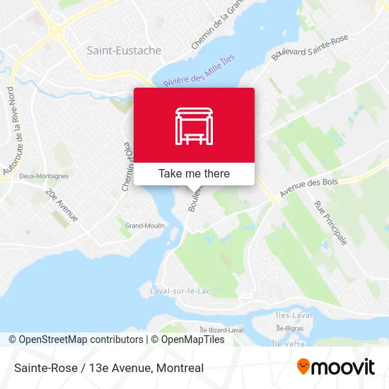 Sainte-Rose / 13e Avenue map