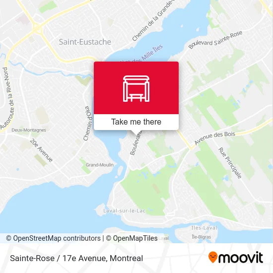 Sainte-Rose / 17e Avenue map