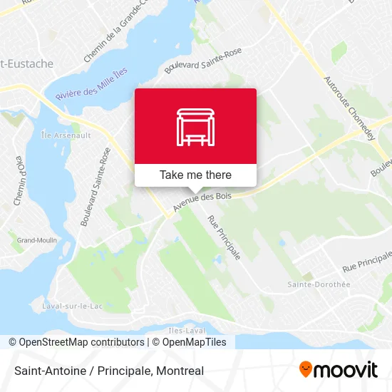 Saint-Antoine / Principale map