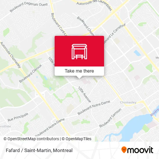 Fafard / Saint-Martin map