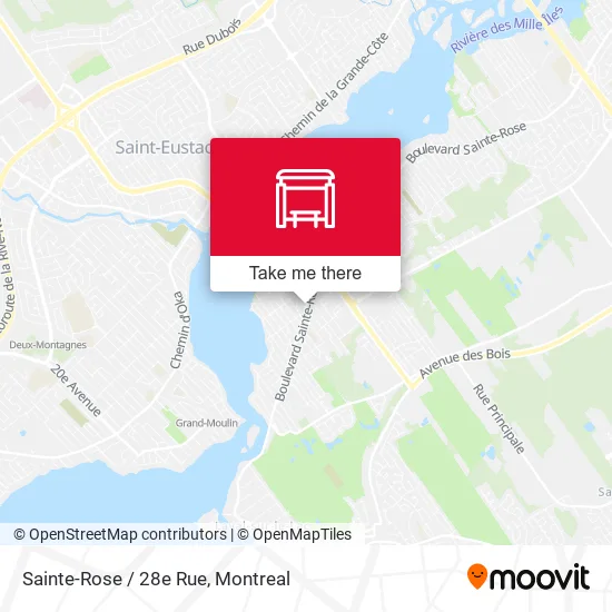 Sainte-Rose / 28e Rue map