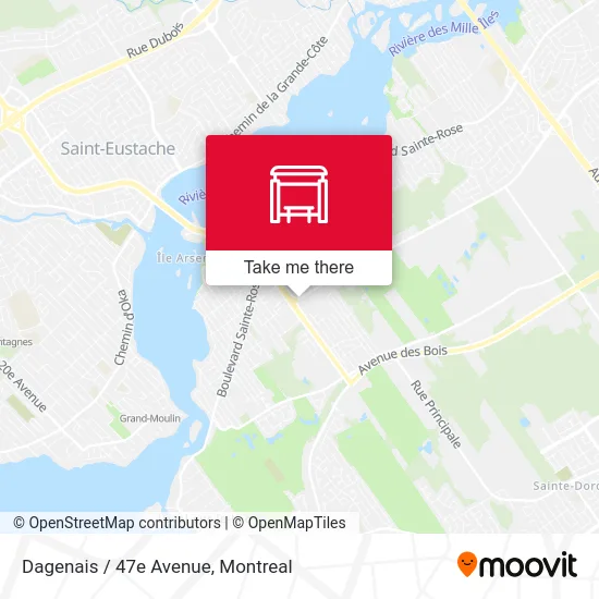 Dagenais / 47e Avenue map