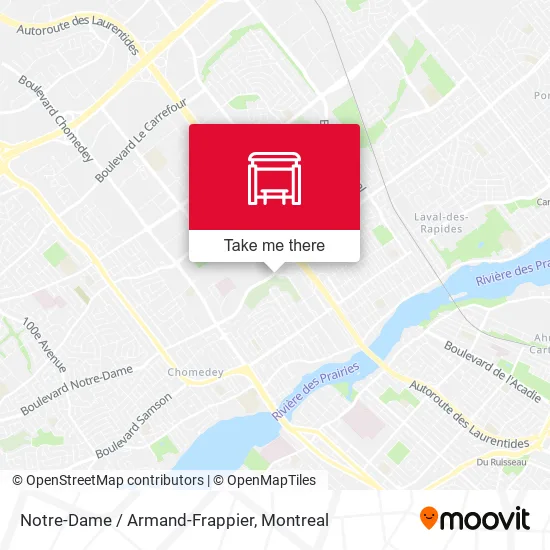 Notre-Dame / Armand-Frappier map