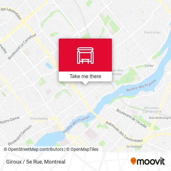 Giroux / 5e Rue map
