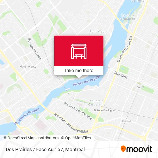 Des Prairies / Face Au 157 map